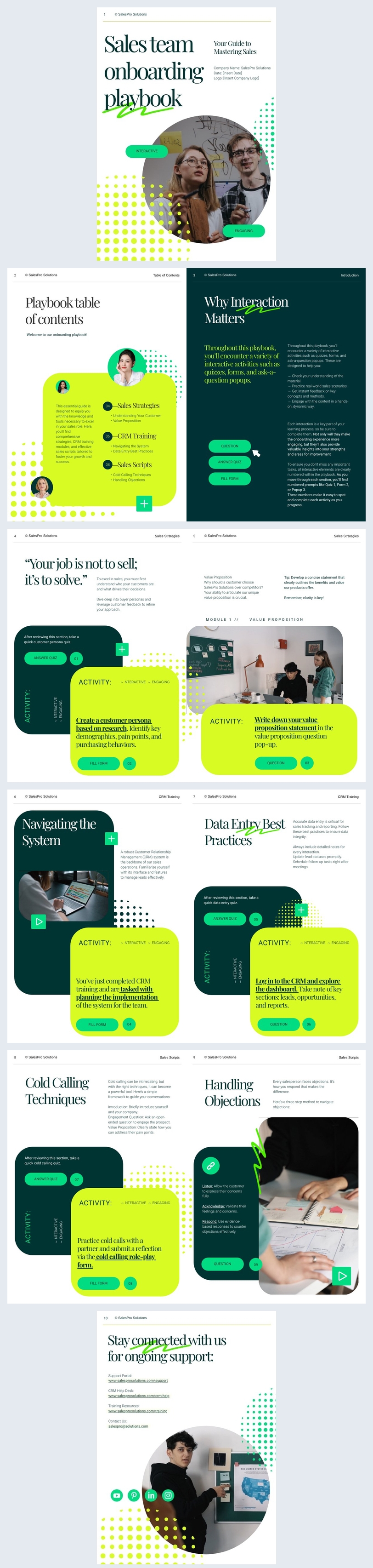 Free: Team Onboarding Playbook Template - Flipsnack