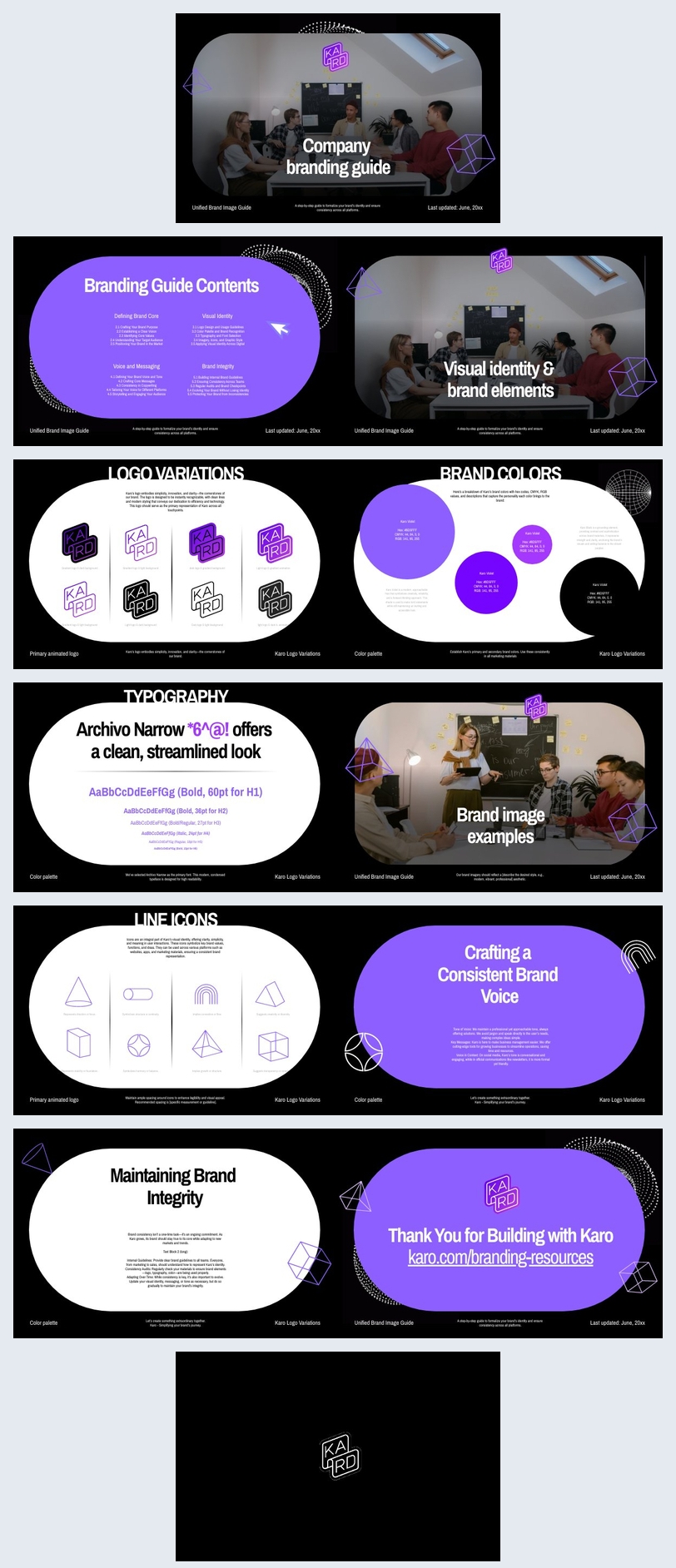 Esempio di guida alla brandizzazione aziendale