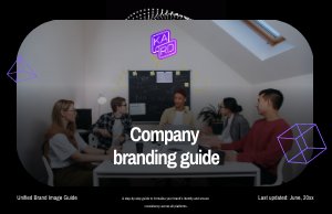 Company Branding Guide Example