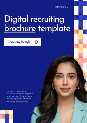 Ejemplo de folleto de reclutamiento