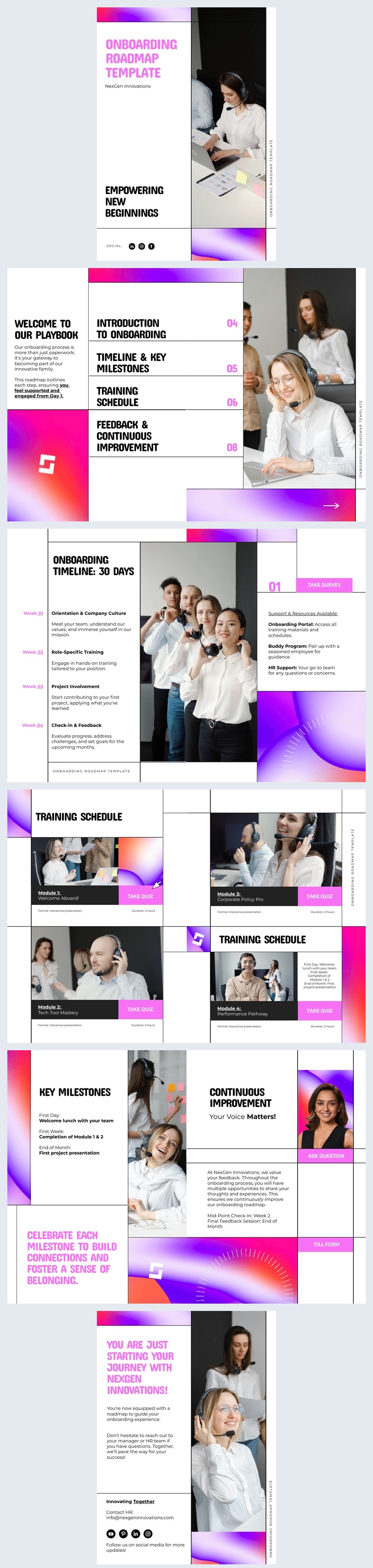 Company Onboarding Design Example