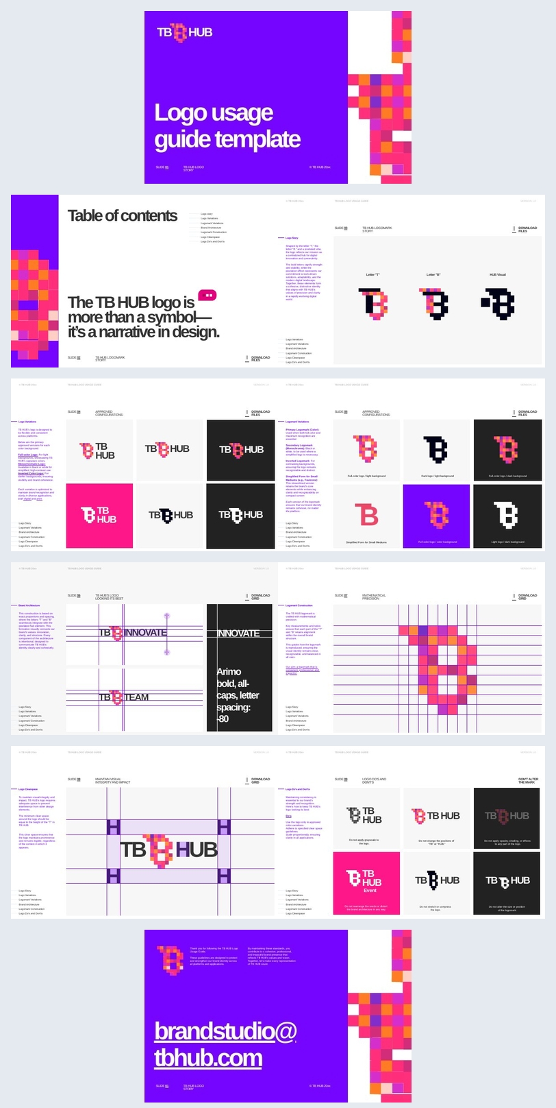 Logo Usage Guide Design Example