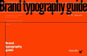Brand Typography Guide Example
