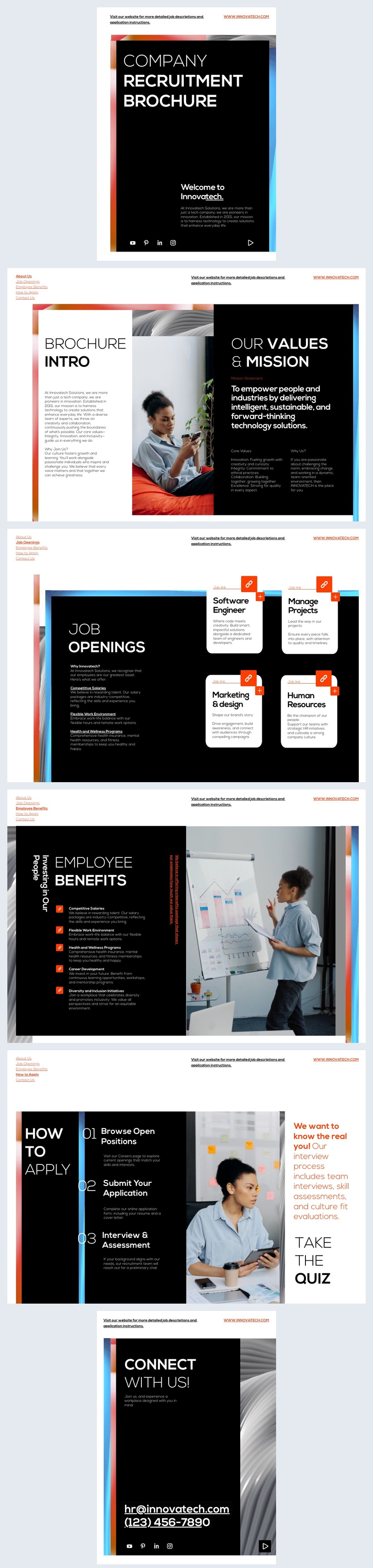 Company Recruitment Brochure Template - Flipsnack