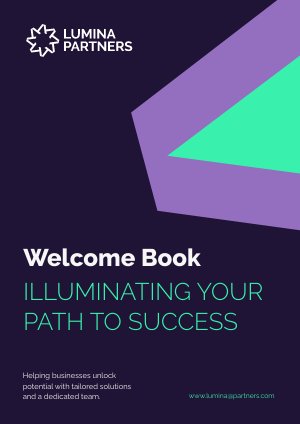 Welcome Book Design Sample