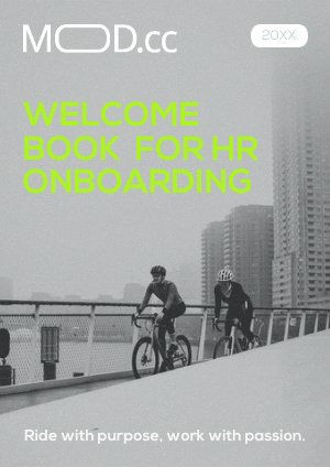 Onboarding Welcome Book Design Sample