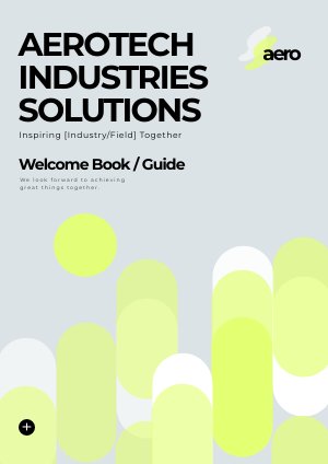 Welcome Book Guide Design Sample