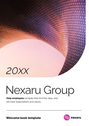 Welcome Book Design Example