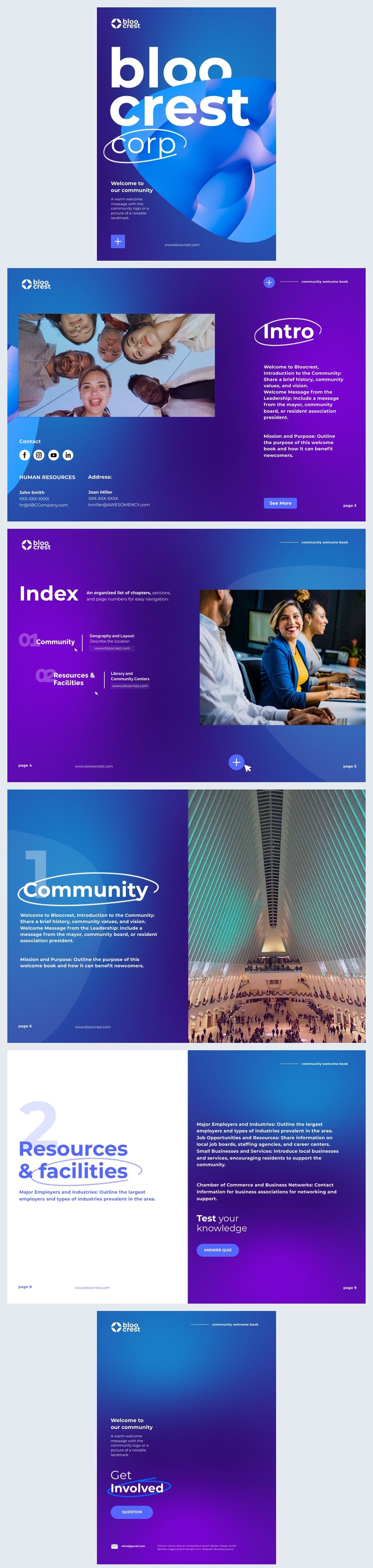 Welcome Book Example