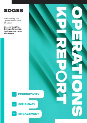 Ejemplo de plantilla de informe KPI de operaciones