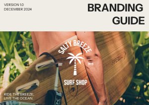 Ejemplo de plantilla de guía de marca en línea