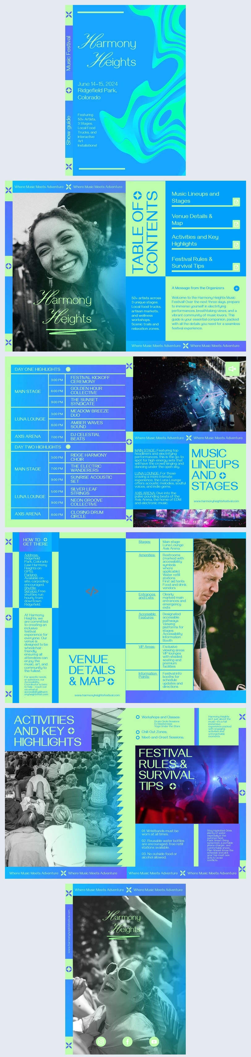 Interactive Show Guide Template Design Example