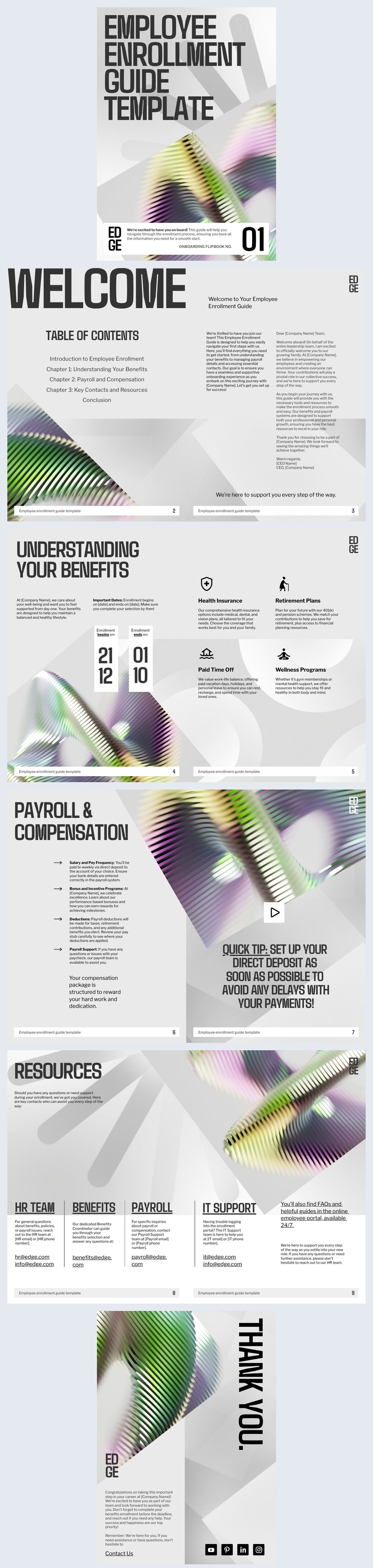 Free: Digital Employee Enrollment Guide Template - Flipsnack