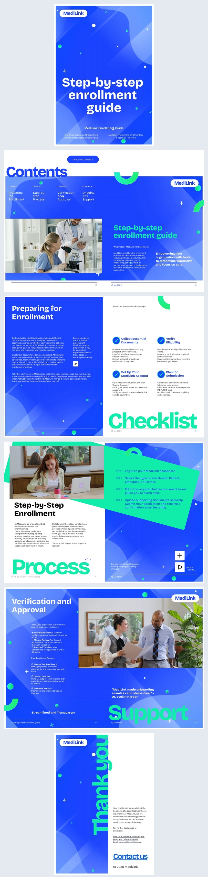 Editable Enrollment Guide Template - Flipsnack