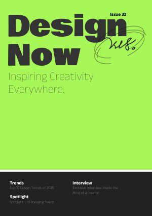 Ejemplo de diseño de plantilla impactante de revista digital