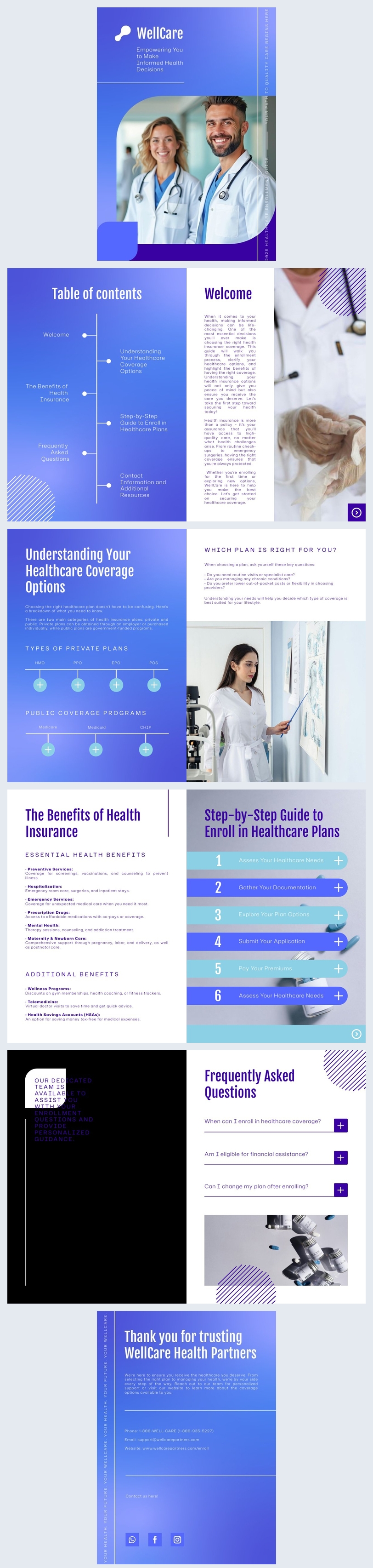 Doctor Guide Free: Interactive Editable Medical Guide Template - Flipsnack