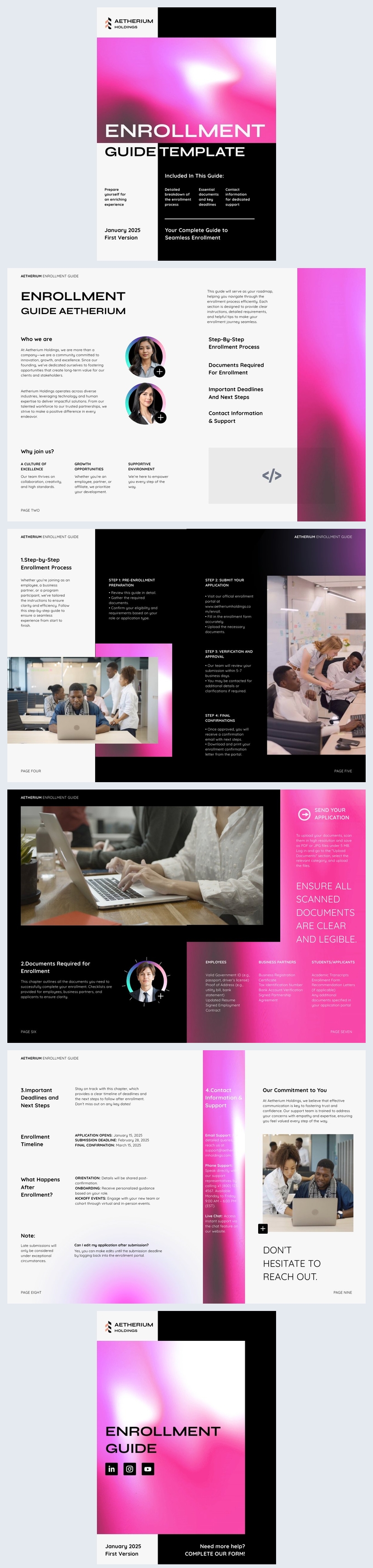 Free: Online Company Enrollment Guide Template - Flipsnack