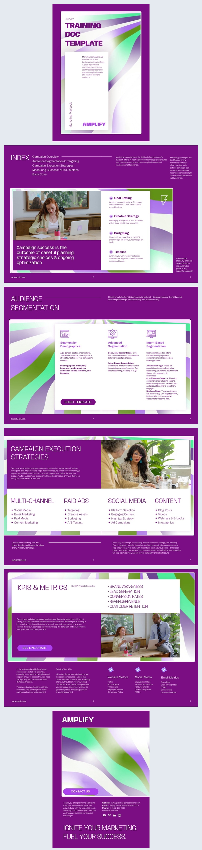Training Course Doc Free: Digital Training Doc Template - Flipsnack