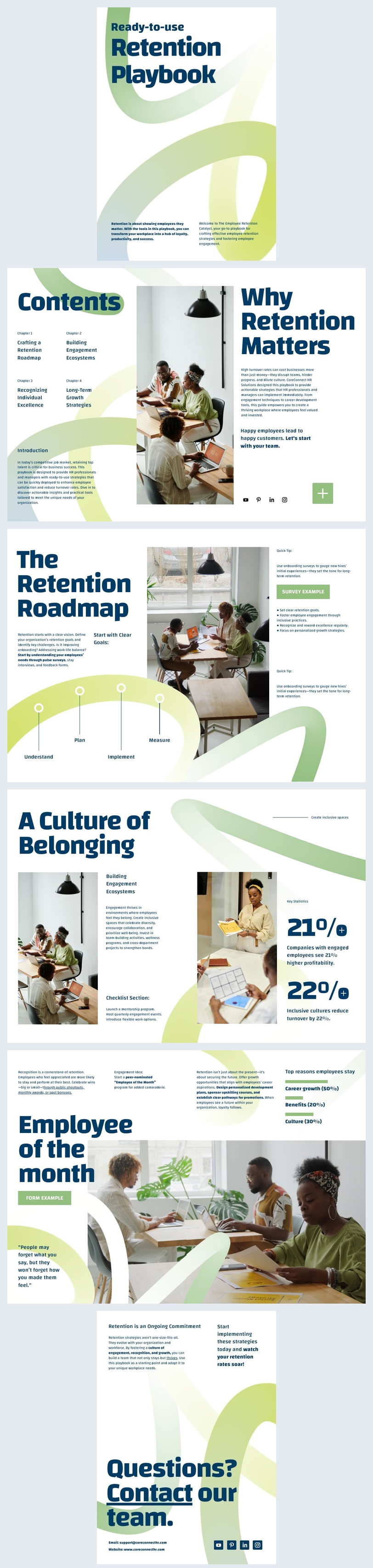 Exemplo De Modelo De Playbook De Retenção Pronto Para Usar