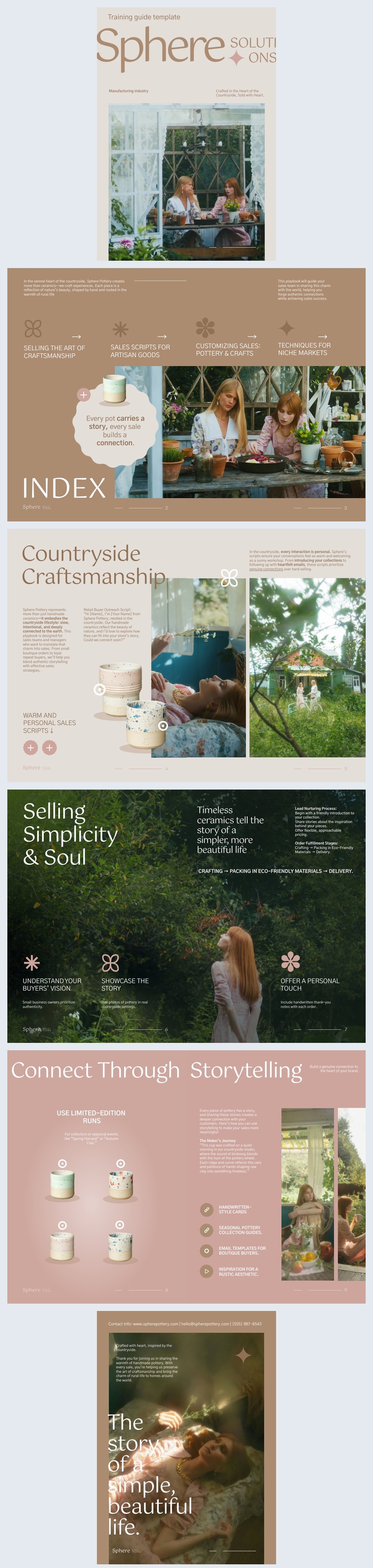 Ideia De Design De Modelo De Guia De Treinamento Profissional