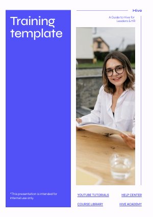 Esempio di design per modello di guida di formazione professionale