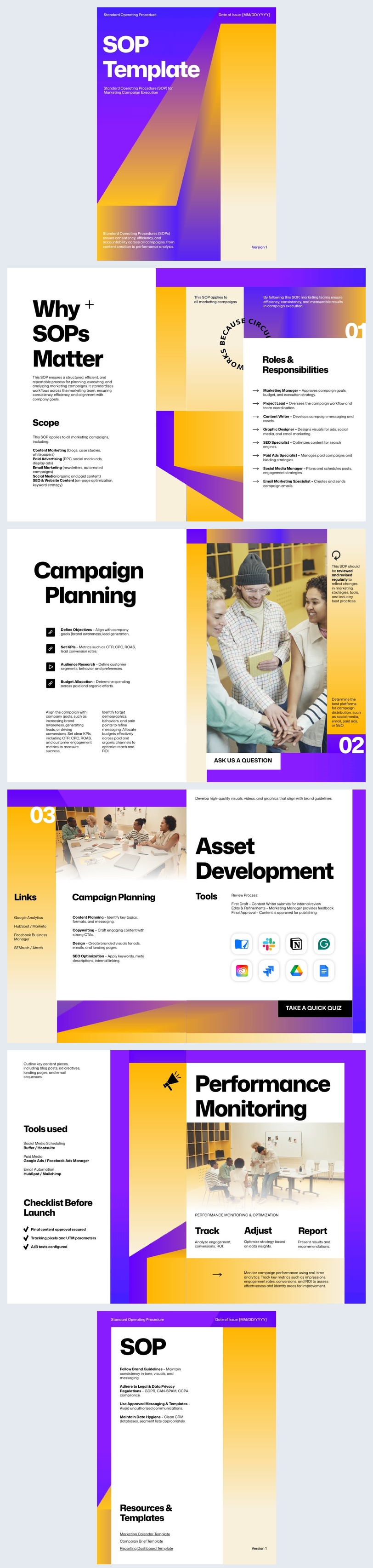 Plantilla de procedimientos operativos