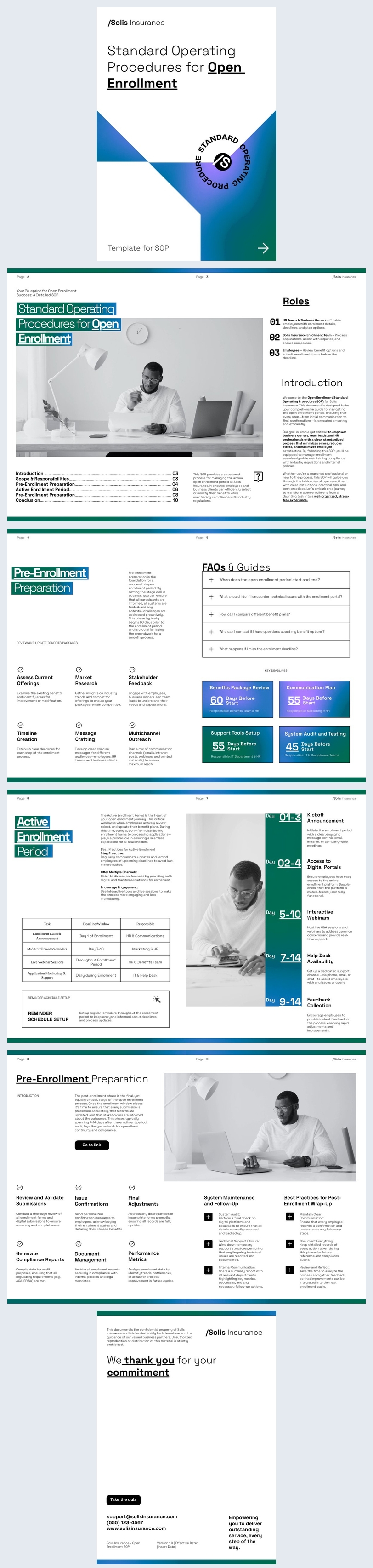 Modelo de procedimento operacional padrão para inscrição aberta