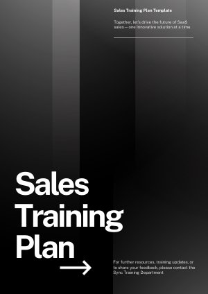 Modello di piano di formazione alle vendite online