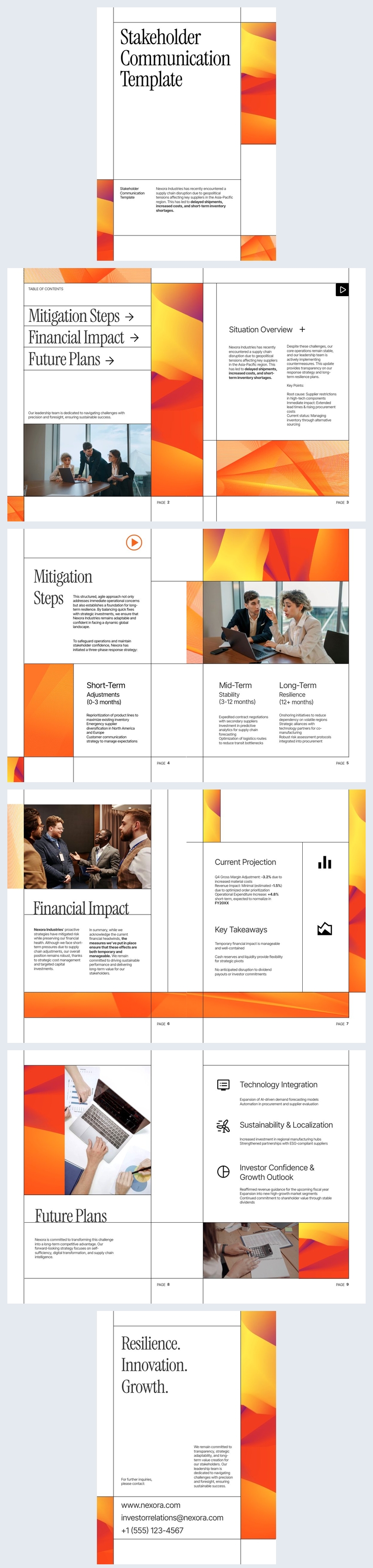 Conception numérique de communication avec les parties prenantes