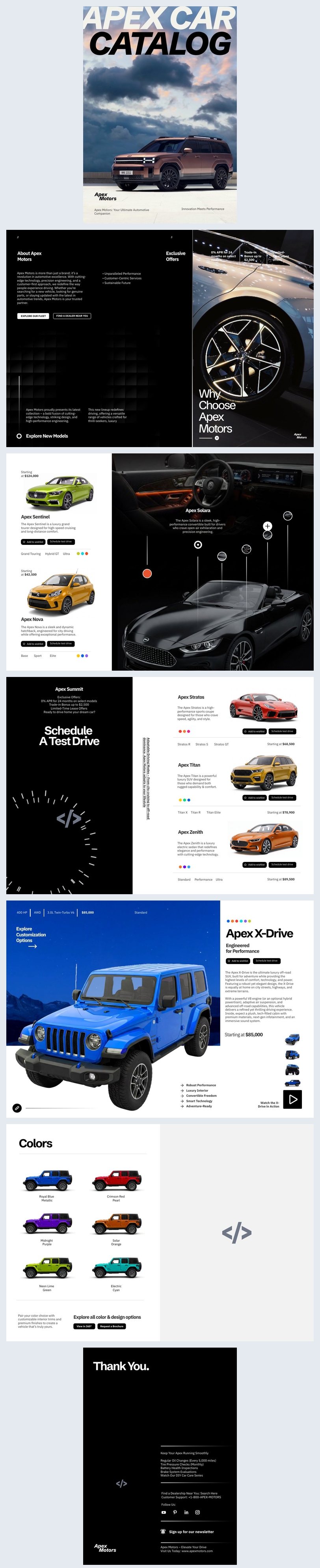 Designidee für einen interaktiven Autokatalog