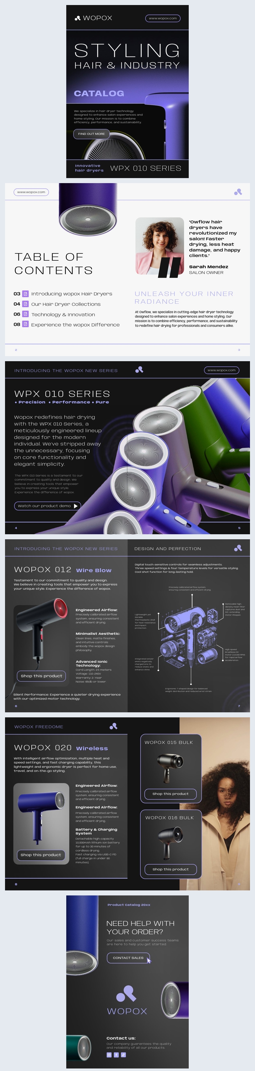 Ideia de design de catálogo empresarial