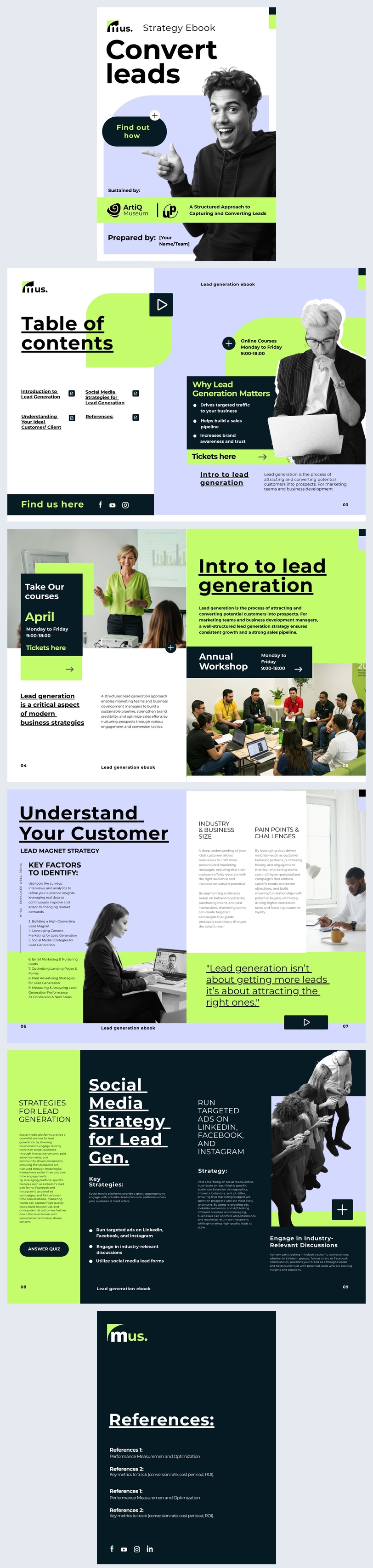 Ejemplo de plantilla de ebook interactivo para generación de leads