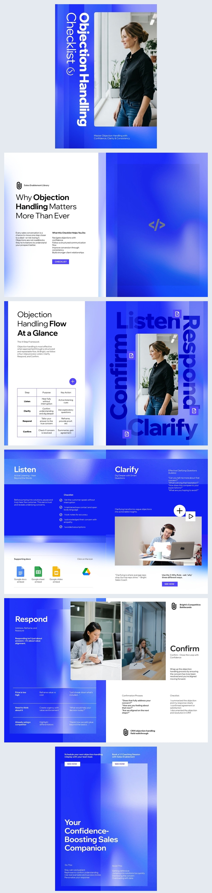Free: Objection Handling Checklist Template - Flipsnack