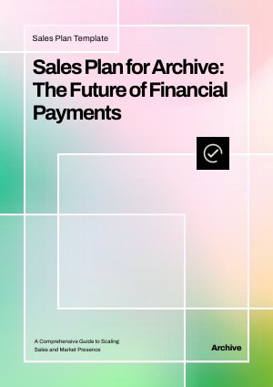 Modello interattivo di piano di vendita