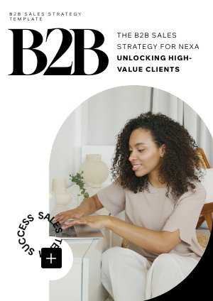 Modello interattivo di strategia di vendita B2B