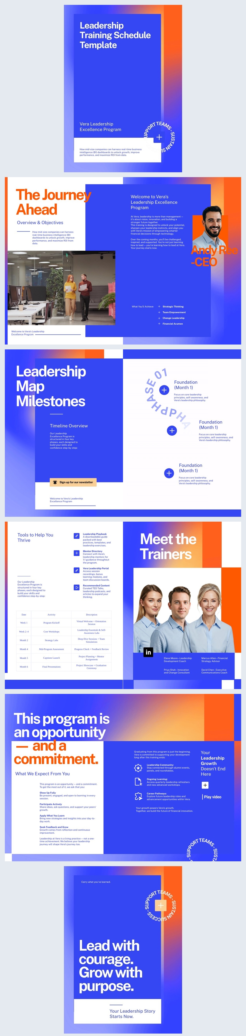 Free: Leadership Training Schedule Template - Flipsnack