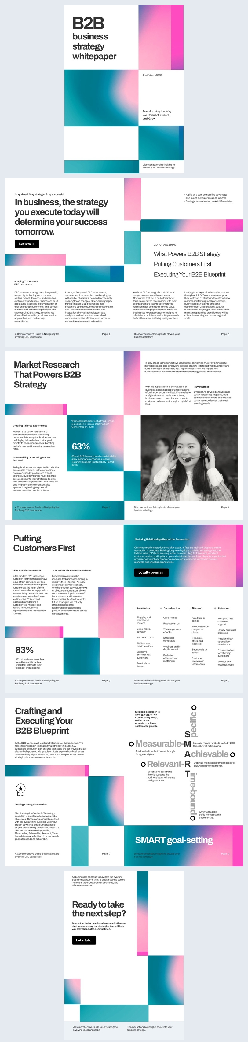 B2B Business Strategy Whitepaper Design
