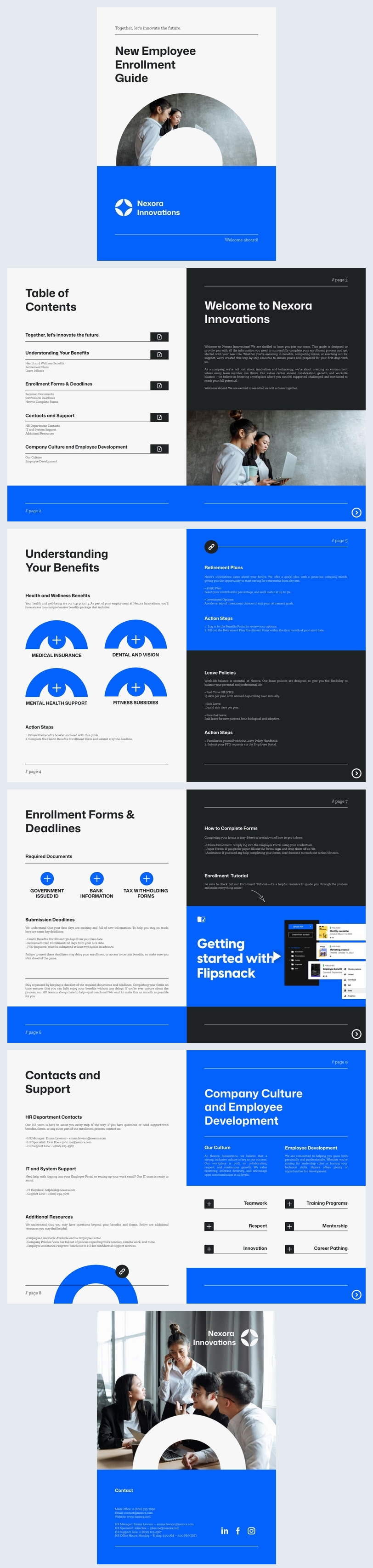 Design Della Guida All'Iscrizione Dei Nuovi Dipendenti