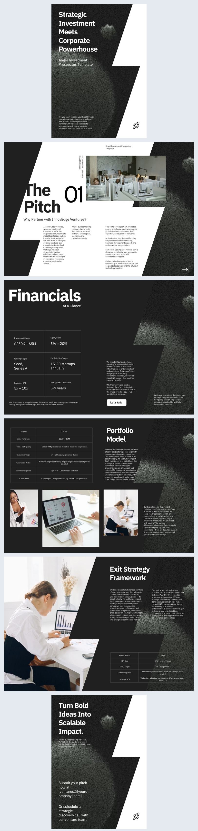 Ideia de Prospecto de Investimento Anjo