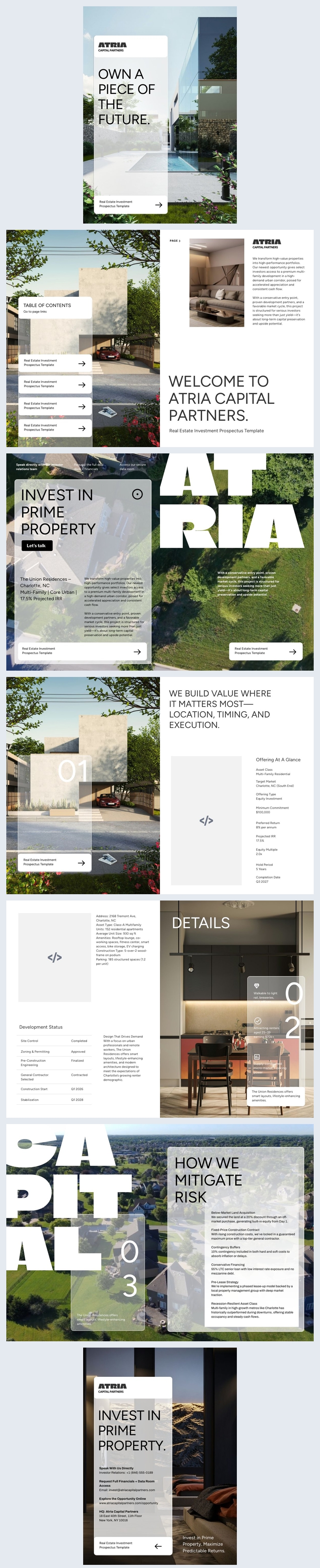 Investment Prospectus Example.pdf Free: Real Estate Investment Prospectus Template - Flipsnack