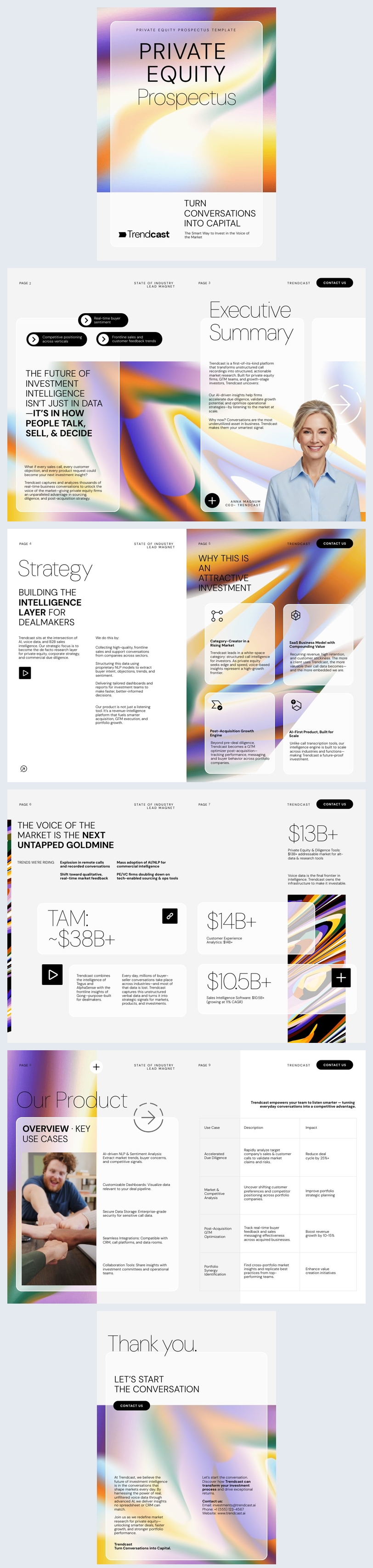 Private Equity Prospectus Design