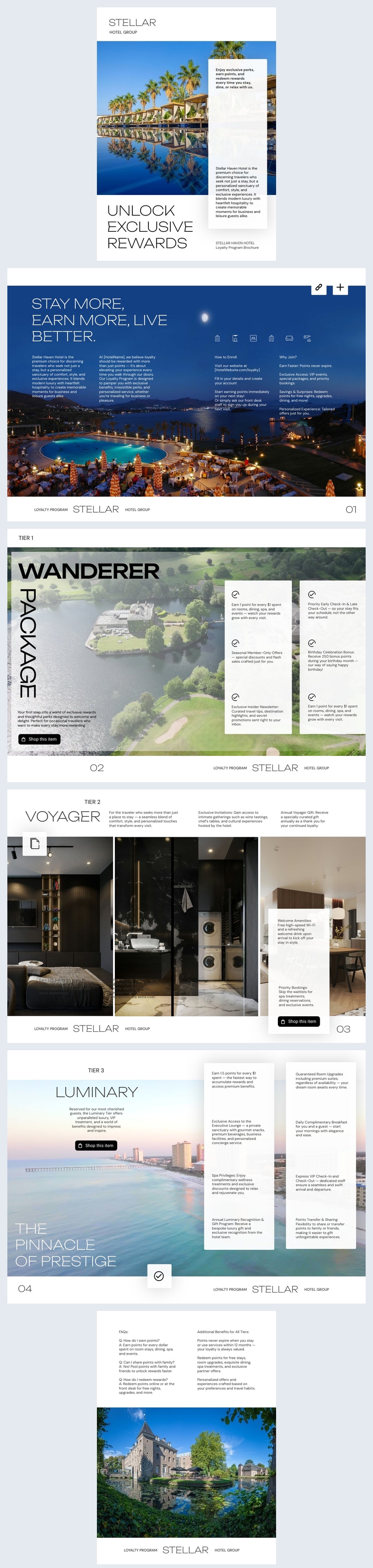 Free: Hotel Loyalty Program Brochure Template - Flipsnack