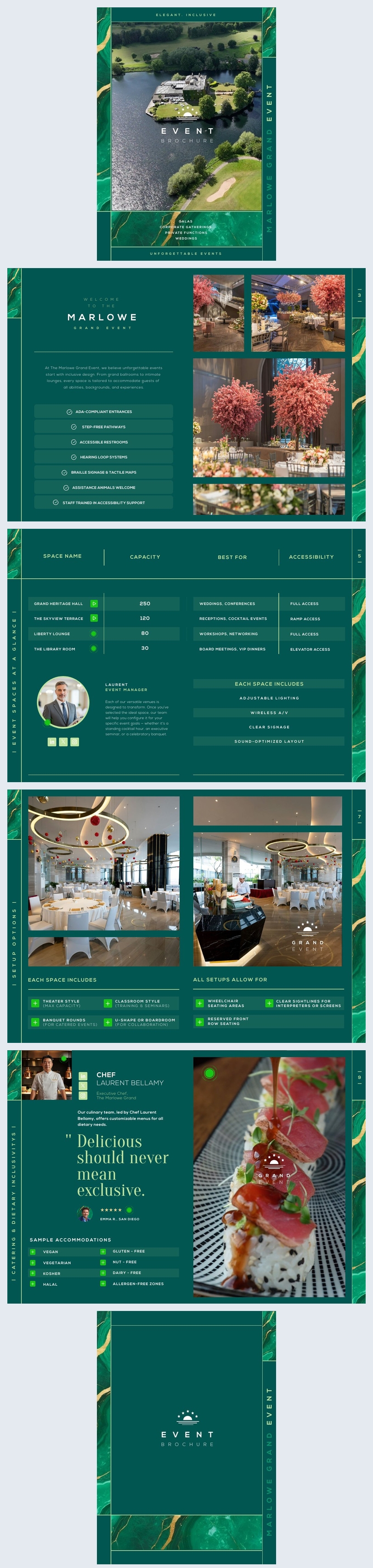  Hotel Event Brochure Design