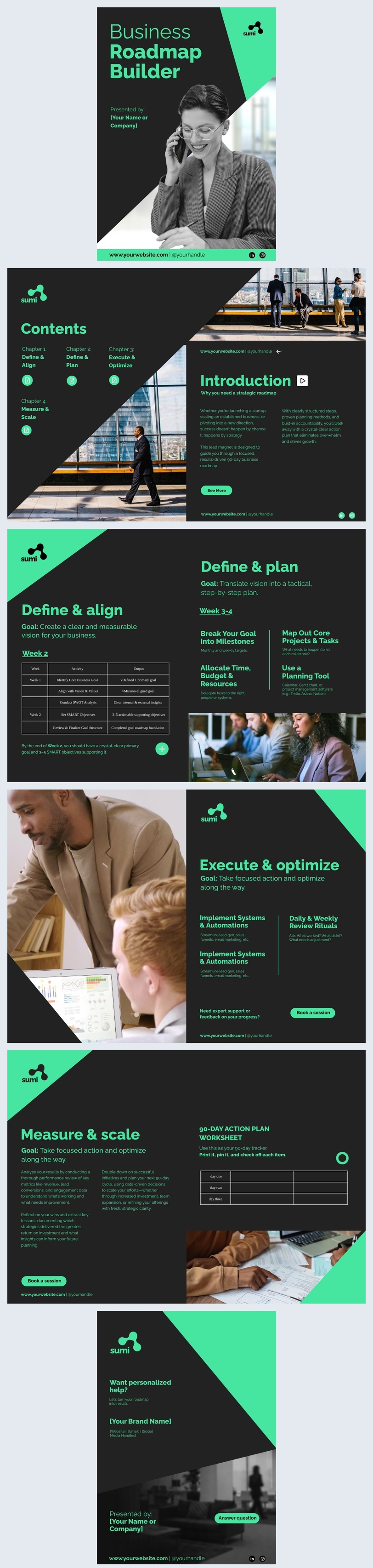 Idea di lead magnet per roadmap aziendale