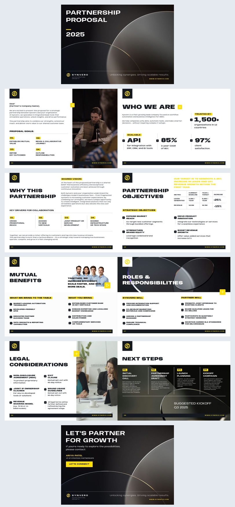 Business Partnership Proposal Design