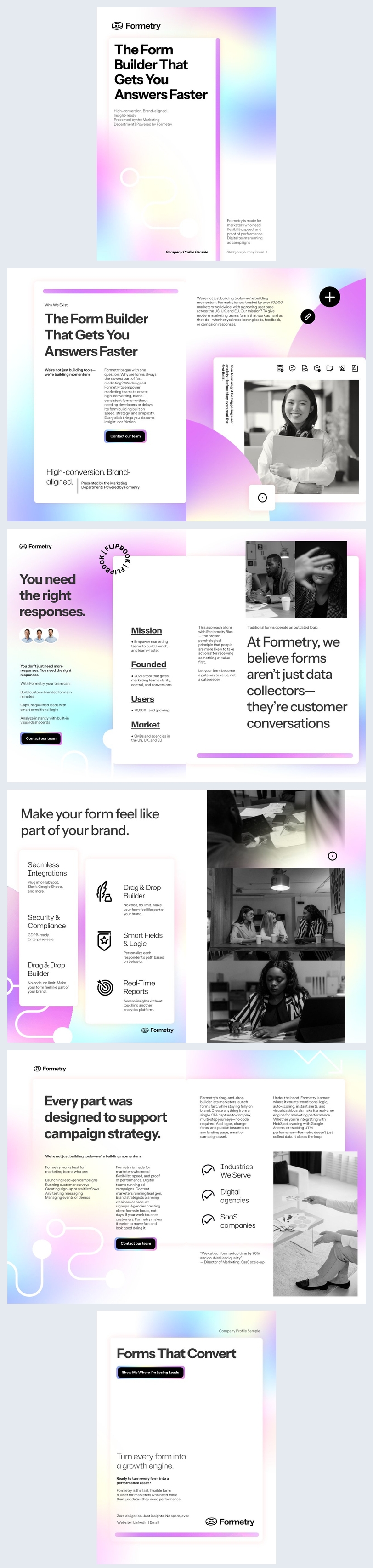 Digital Company Profile Idea
