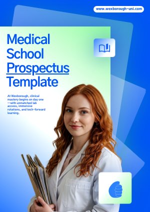 Idee für einen interaktiven Prospekt der medizinischen Fakultät