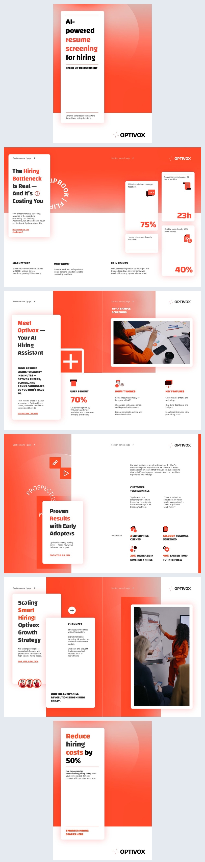 Recruiting Startup Prospektgestaltung