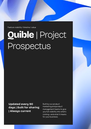 Idea de plantilla de prospecto de proyecto