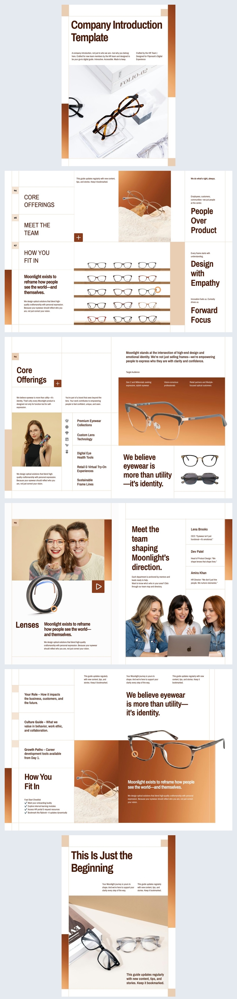 Conception de brochure de présentation de l'entreprise